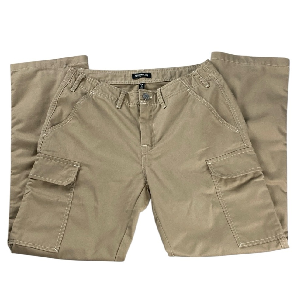 True Religion Men's Tan Lightweight Utility Pant